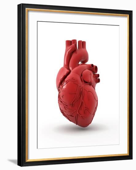 Heart with Coronary Vessels-PASIEKA-Framed Photographic Print