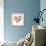 Heart With India Icons-Marish-Framed Stretched Canvas displayed on a wall