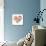 Heart With India Icons-Marish-Mounted Art Print displayed on a wall