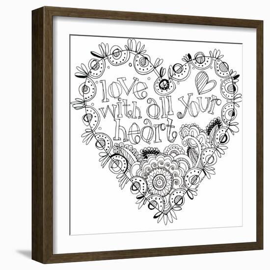 Heart-Robbin Rawlings-Framed Art Print