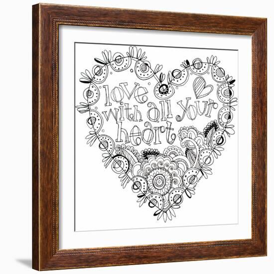 Heart-Robbin Rawlings-Framed Art Print