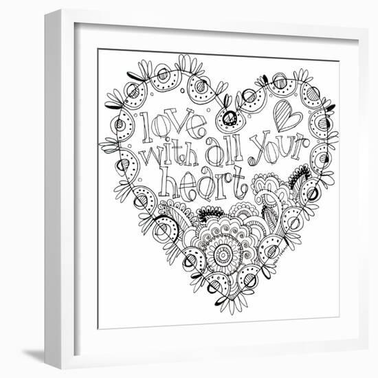 Heart-Robbin Rawlings-Framed Art Print