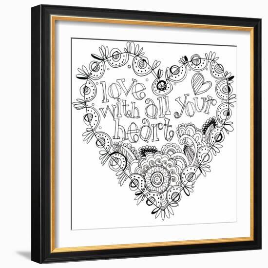 Heart-Robbin Rawlings-Framed Art Print