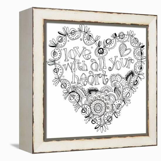 Heart-Robbin Rawlings-Framed Stretched Canvas