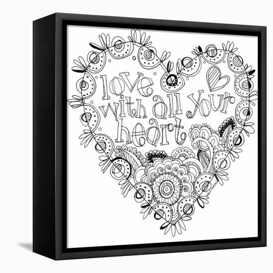 Heart-Robbin Rawlings-Framed Stretched Canvas