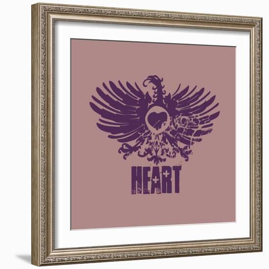 Heart-null-Framed Giclee Print