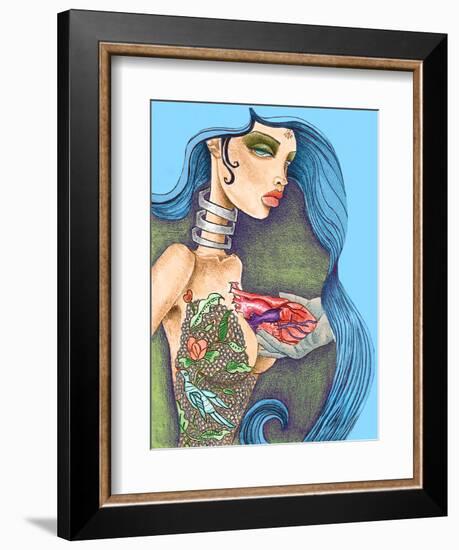 Heart-Jami Goddess-Framed Art Print