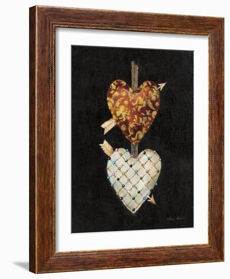 Hearts and Ribbons IV-Cheri Blum-Framed Art Print