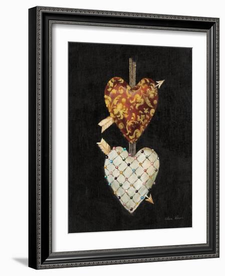 Hearts and Ribbons IV-Cheri Blum-Framed Art Print