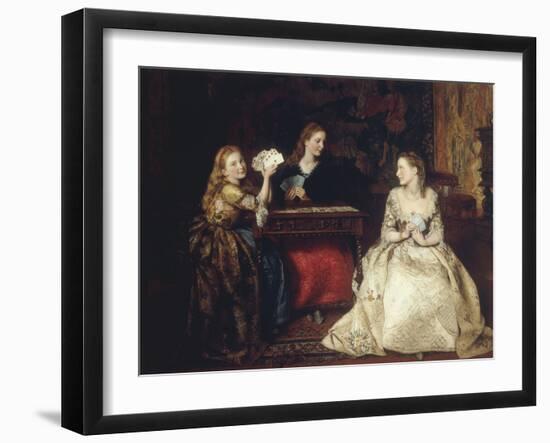 Hearts are Trumps, 1866-James Archer-Framed Giclee Print