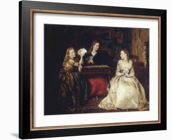 Hearts are Trumps, 1866-James Archer-Framed Giclee Print