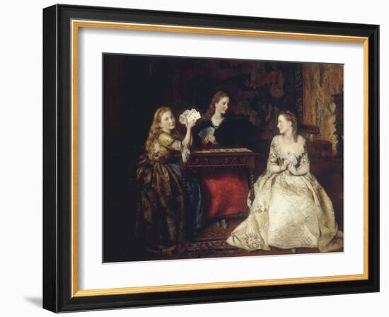 Hearts are Trumps, 1866-James Archer-Framed Giclee Print