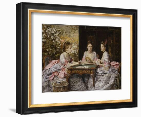 Hearts are Trumps-John Everett Millais-Framed Giclee Print