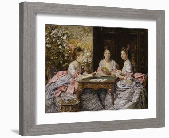 Hearts are Trumps-John Everett Millais-Framed Giclee Print