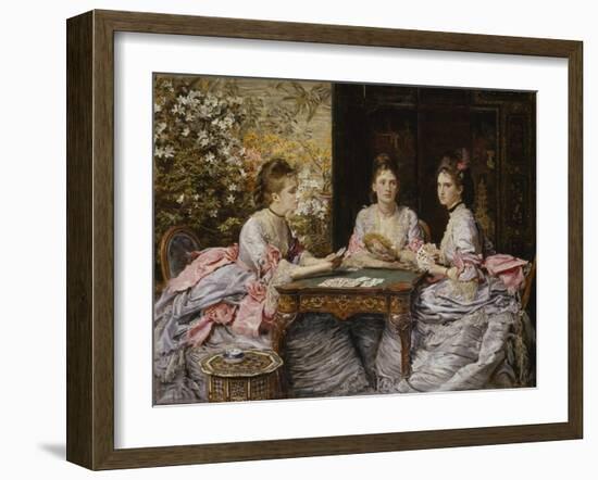 Hearts are Trumps-John Everett Millais-Framed Giclee Print