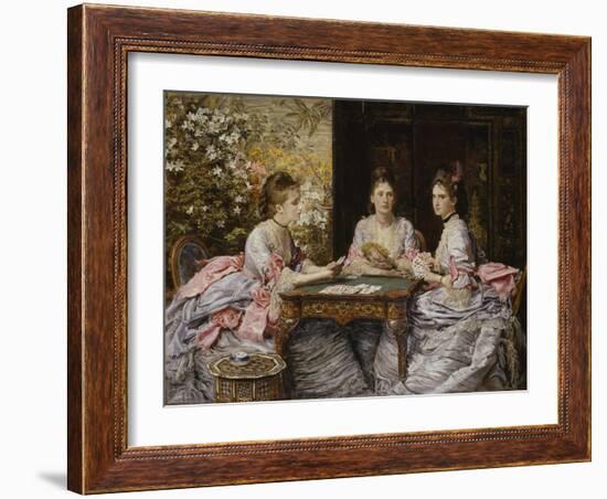 Hearts are Trumps-John Everett Millais-Framed Giclee Print