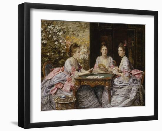 Hearts are Trumps-John Everett Millais-Framed Giclee Print