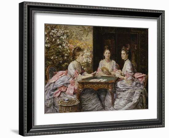 Hearts are Trumps-John Everett Millais-Framed Giclee Print