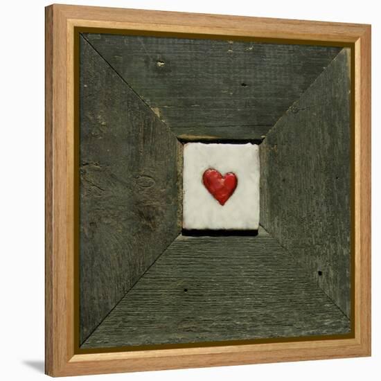 Hearts' Desire Green-lovISart-Framed Premier Image Canvas