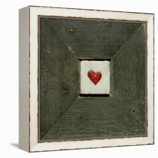 Hearts' Desire Green-lovISart-Framed Premier Image Canvas