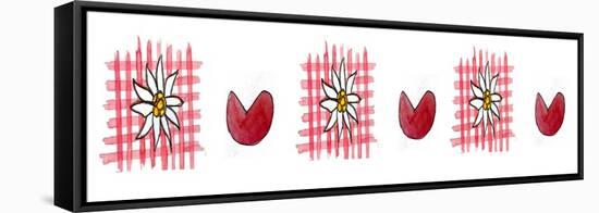 Hearts, Love & Edelweiss-Markus Bleichner-Framed Stretched Canvas