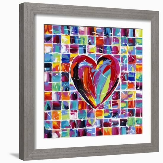 Hearts of a Different Color II-Carolee Vitaletti-Framed Art Print