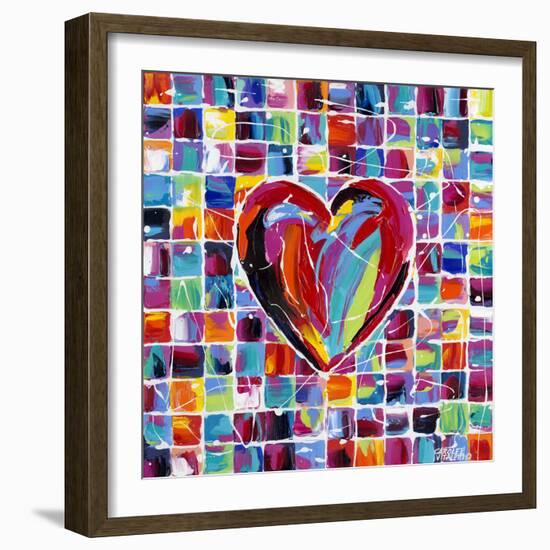 Hearts of a Different Color II-Carolee Vitaletti-Framed Art Print