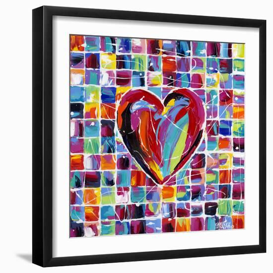 Hearts of a Different Color II-Carolee Vitaletti-Framed Art Print