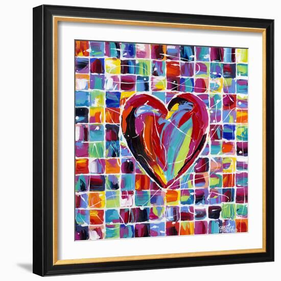 Hearts of a Different Color II-Carolee Vitaletti-Framed Art Print