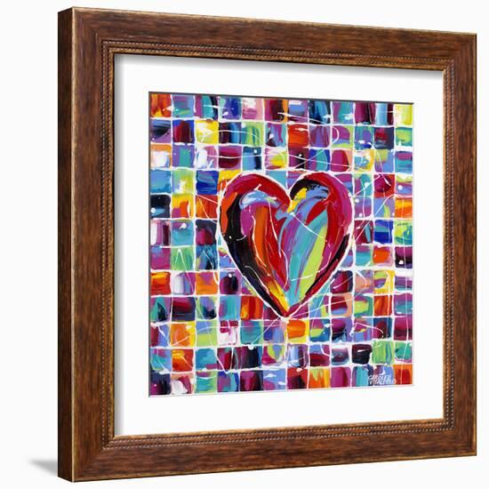 Hearts of a Different Color II-Carolee Vitaletti-Framed Art Print