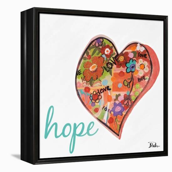 Hearts of Love and Hope I-Patricia Pinto-Framed Stretched Canvas