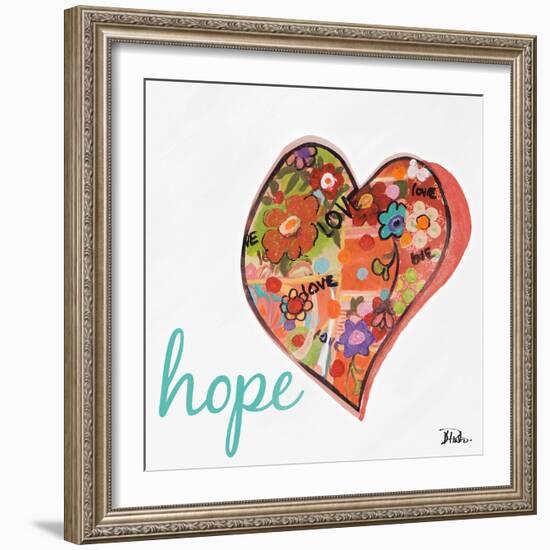 Hearts of Love and Hope I-Patricia Pinto-Framed Art Print