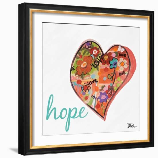 Hearts of Love and Hope I-Patricia Pinto-Framed Art Print