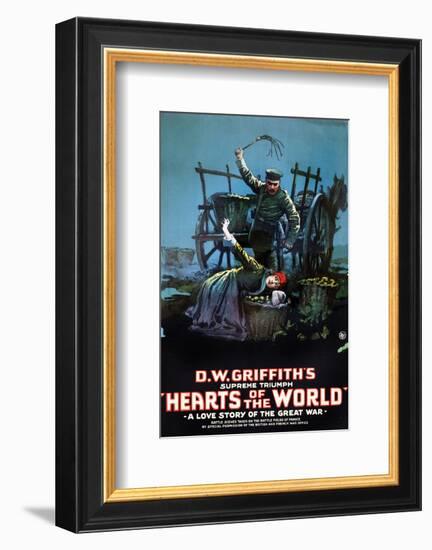 Hearts Of The World - 1918-null-Framed Giclee Print