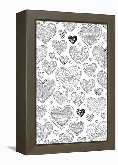 Hearts on Hearts-Hello Angel-Framed Premier Image Canvas