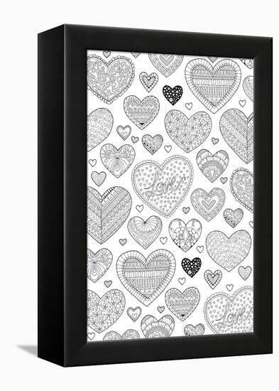 Hearts on Hearts-Hello Angel-Framed Premier Image Canvas