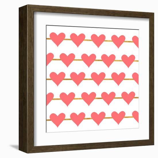 Hearts on Strings-Sd Graphics Studio-Framed Art Print