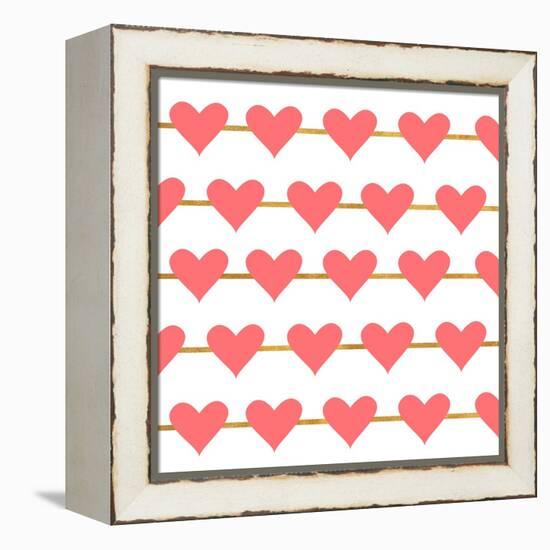 Hearts on Strings-Sd Graphics Studio-Framed Stretched Canvas