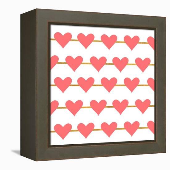 Hearts on Strings-Sd Graphics Studio-Framed Stretched Canvas