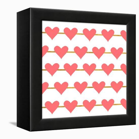 Hearts on Strings-Sd Graphics Studio-Framed Stretched Canvas