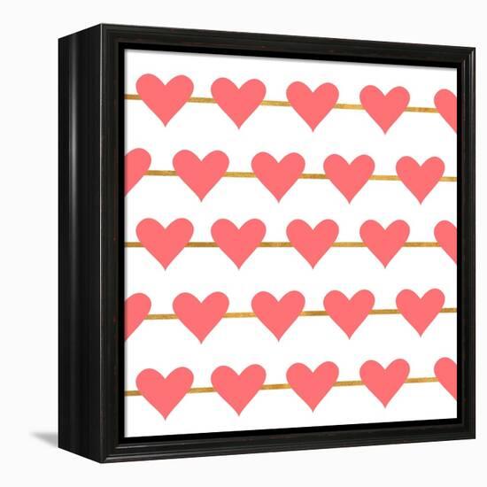 Hearts on Strings-Sd Graphics Studio-Framed Stretched Canvas