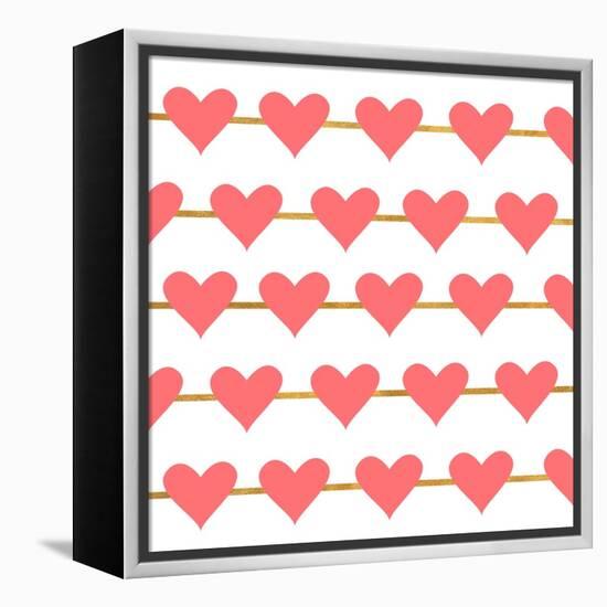 Hearts on Strings-Sd Graphics Studio-Framed Stretched Canvas