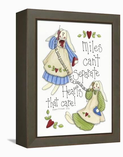 Hearts That Care 2 Bunnies-Debbie McMaster-Framed Premier Image Canvas