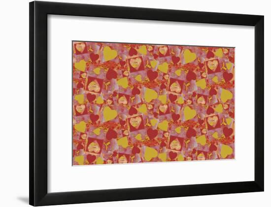 Hearts-Maria Trad-Framed Giclee Print