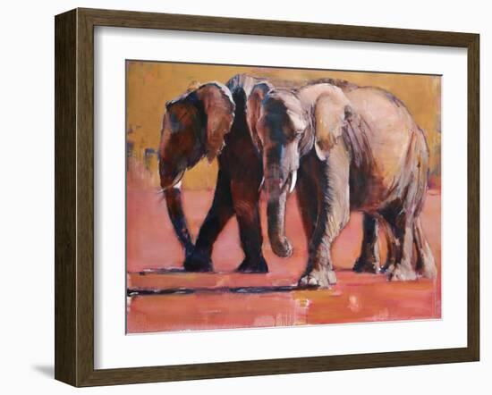 Heat, Ol Pejeta-Mark Adlington-Framed Giclee Print