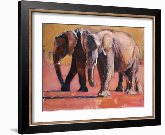 Heat, Ol Pejeta-Mark Adlington-Framed Giclee Print