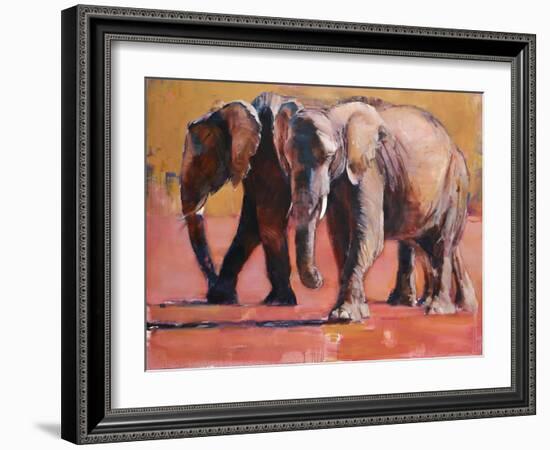 Heat, Ol Pejeta-Mark Adlington-Framed Giclee Print