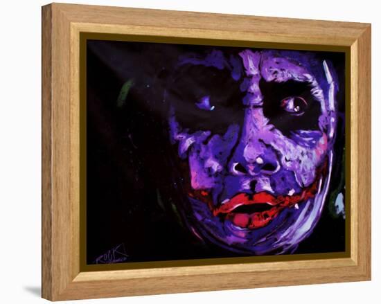 Heath Ledger 001-Rock Demarco-Framed Premier Image Canvas