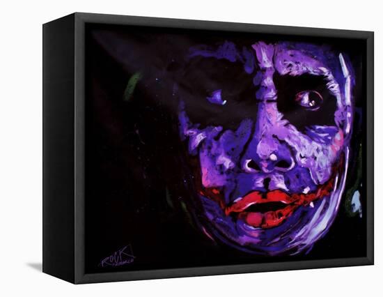 Heath Ledger 001-Rock Demarco-Framed Premier Image Canvas