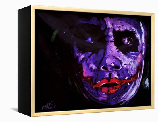 Heath Ledger 001-Rock Demarco-Framed Premier Image Canvas